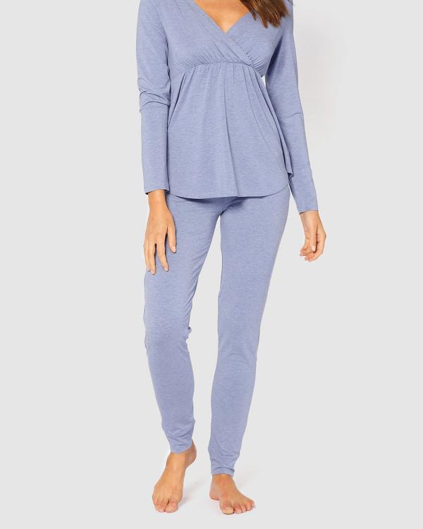 Bamboo Body - PJ Slouch Pant - Sleepwear (Lavender) PJ Slouch Pant