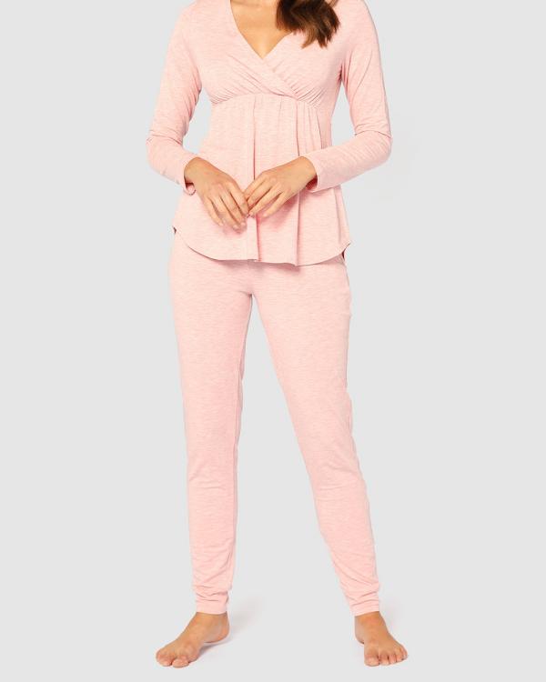 Bamboo Body - PJ Slouch Pant - Sleepwear (Rose) PJ Slouch Pant