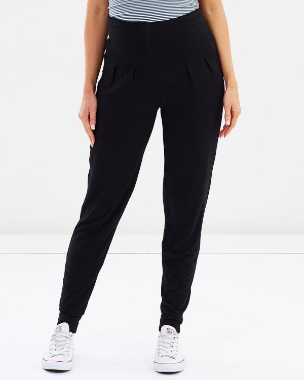 Bamboo Body - Softline Slouch Pants - Sweatpants (Black) Softline Slouch Pants