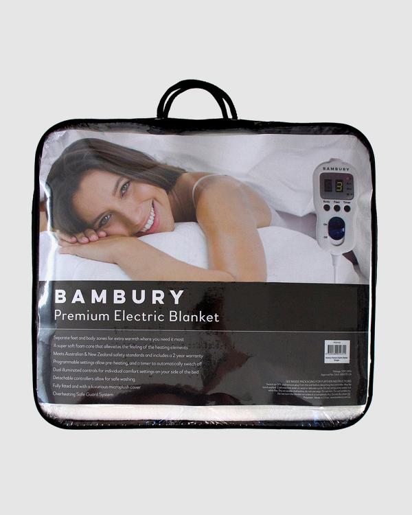 Bambury - Premium Electric Blanket - Home (White) Premium Electric Blanket