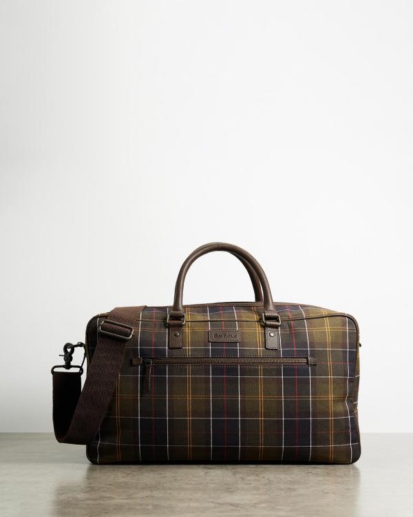 Barbour - Tartan And Leather Hoddal - Duffle Bags (Tartan) Tartan And Leather Hoddal