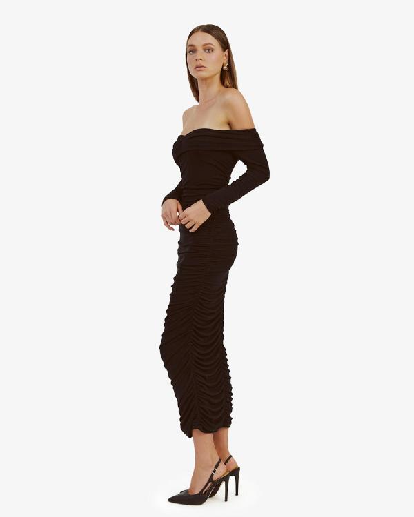 Bardot - Arkie Knit Maxi Dress - Bodycon Dresses (194006 BLACK) Arkie Knit Maxi Dress