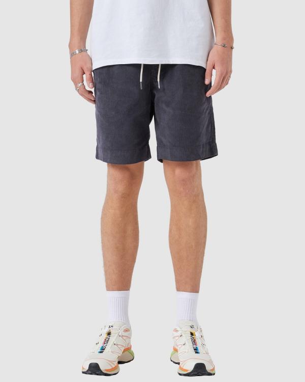 Barney Cools - B.Relaxed 2.0 Short - Chino Shorts (Washed Black Corduroy) B.Relaxed 2.0 Short