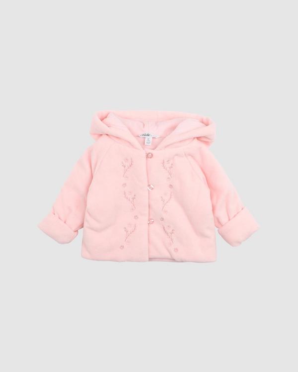 Bebe by Minihaha - Ciara Velour Jacket   Babies - Coats & Jackets (Fairy Pink) Ciara Velour Jacket - Babies