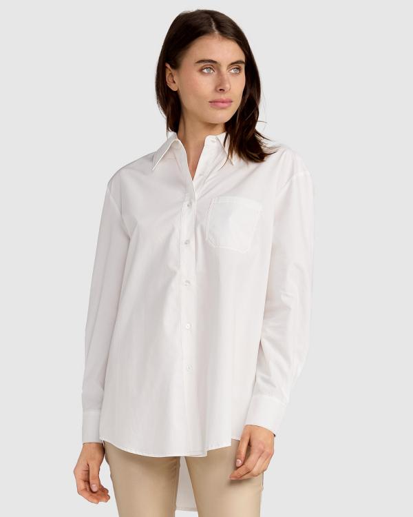 Belle & Bloom - My Girl Oversized Shirt - Casual shirts (white) My Girl Oversized Shirt
