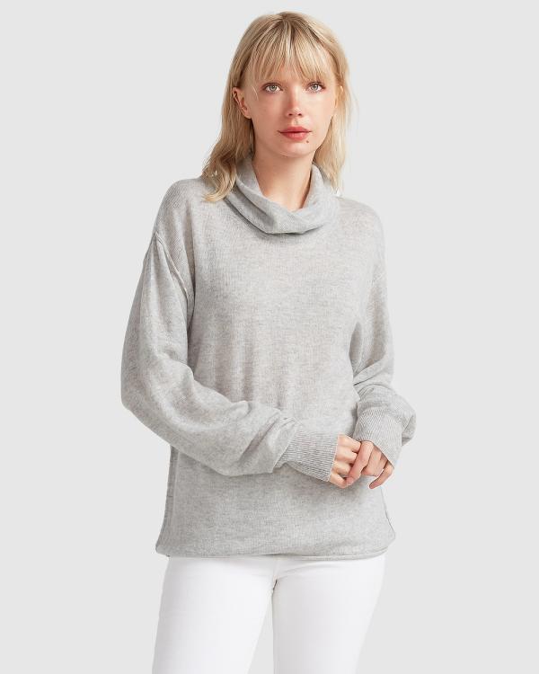 Belle & Bloom - Simple Pleasures Cashmere Knit - Jumpers & Cardigans (Grey) Simple Pleasures Cashmere Knit