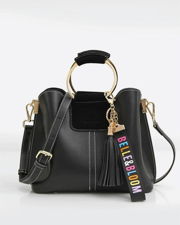 Belle & Bloom - Twilight Leather Cross Body Bag - Bags (Black) Twilight Leather Cross-Body Bag
