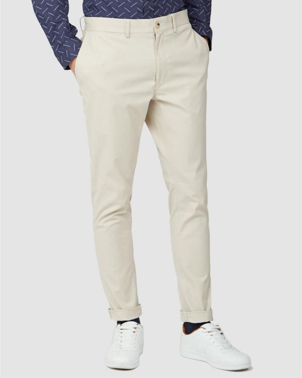 Ben Sherman - Skinny Stretch Chinos - Pants (Putty) Skinny Stretch Chinos