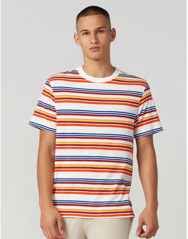 Ben Sherman - Stripe Tee - Long Sleeve T-Shirts (RED) Stripe Tee