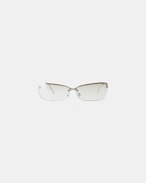 Bershka - Sunglasses - Sunglasses (Silver) Sunglasses