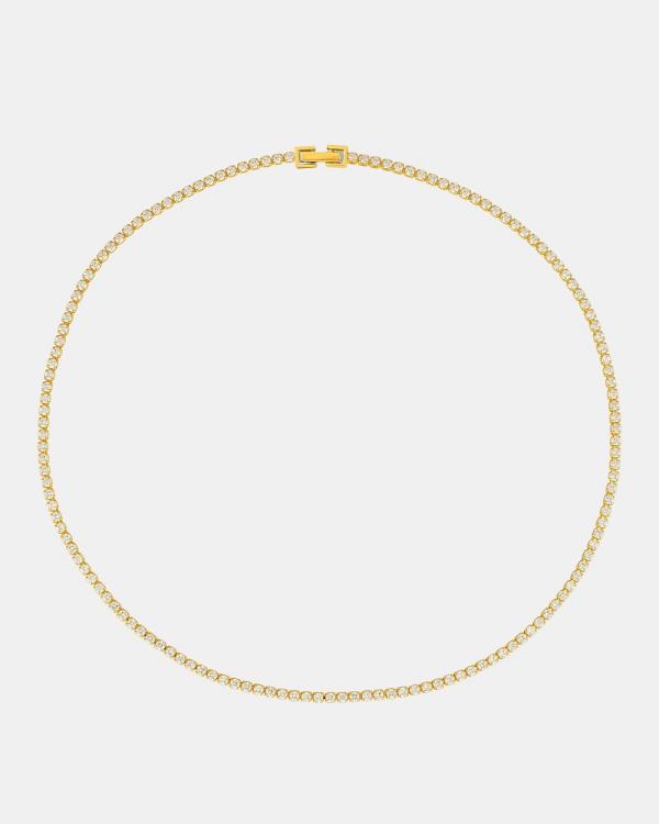 BIANKO - Lucille Tennis Necklace - Jewellery (Gold) Lucille Tennis Necklace