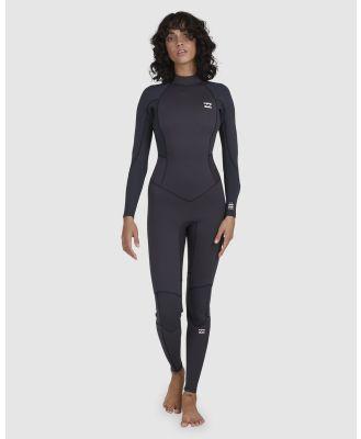 Billabong - 3 2mm Launch   Back Zip Wetsuit For Women - Wetsuits (BLACK) 3-2mm Launch   Back Zip Wetsuit For Women