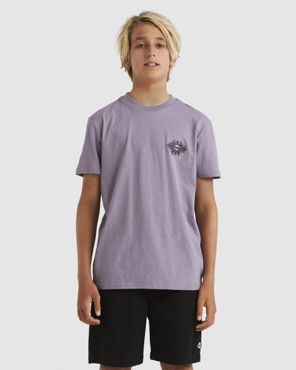 Billabong - Boys 8 16 Tribe Core T Shirt - Shirts & Polos (PURPLE ASH) Boys 8 16 Tribe Core T Shirt