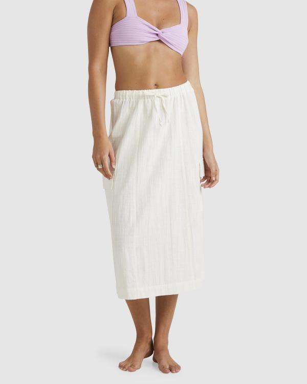 Billabong - Sunny Cargo Skirt - Skirts (SALT CRYSTAL) Sunny Cargo Skirt
