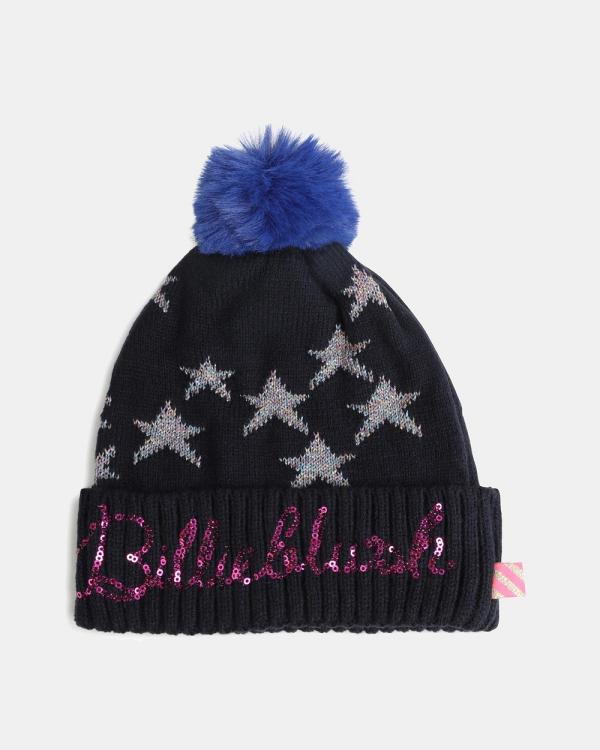 Billieblush - Pull On Hat   Kids - Headwear (Navy) Pull On Hat - Kids