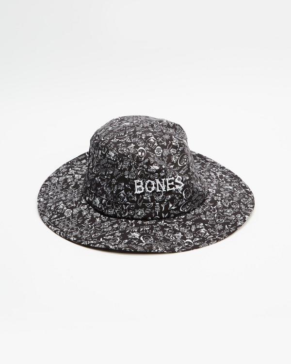Billy Bones Club - Day For It Doon Bucket Hat - Hats (Black & White) Day For It Doon Bucket Hat