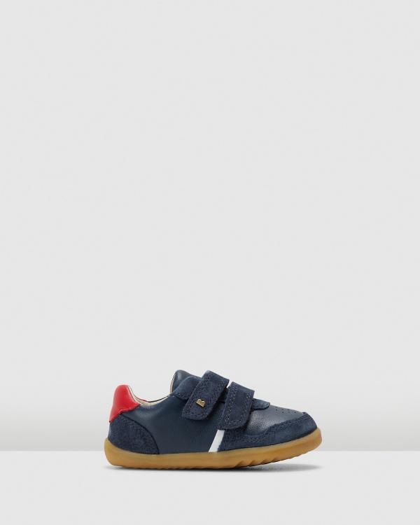 Bobux - Step Up Riley - Flats (Navy/Red) Step Up Riley