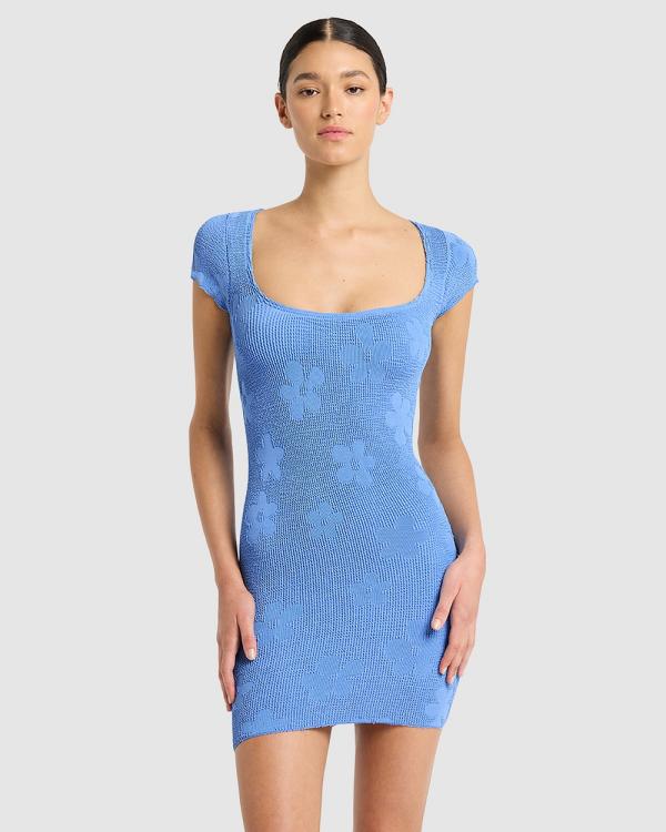Bond-Eye Swimwear - Jerrie Dress - Swimwear (Cornflower Floral) Jerrie Dress