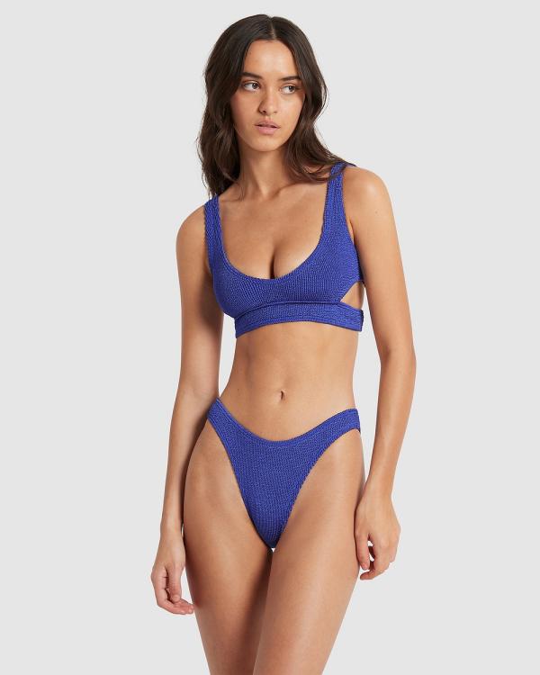 Bond-Eye Swimwear - Nino Crop - Bikini Tops (Lapis Shimmer) Nino Crop