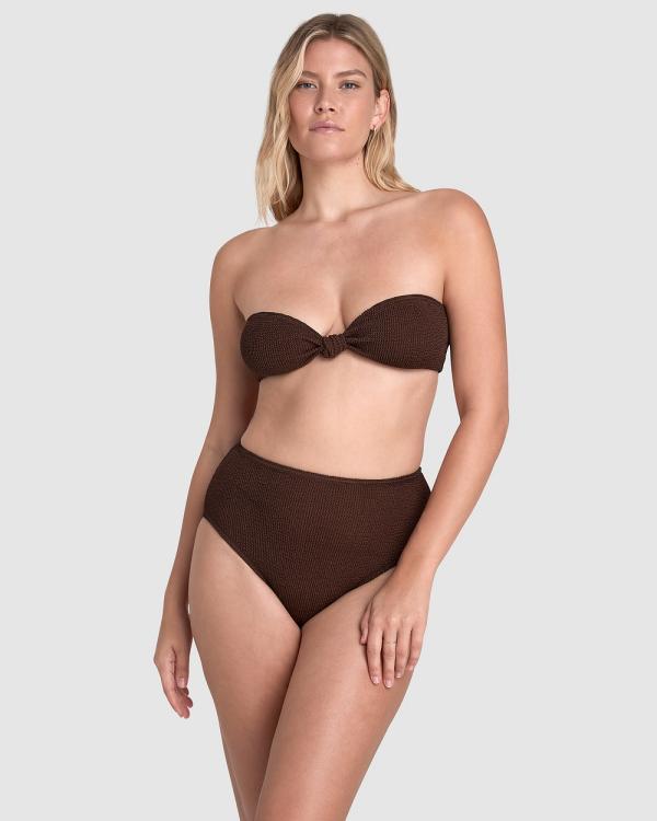 Bond-Eye Swimwear - Sahara Bandeau - Bikini Tops (Brown) Sahara Bandeau