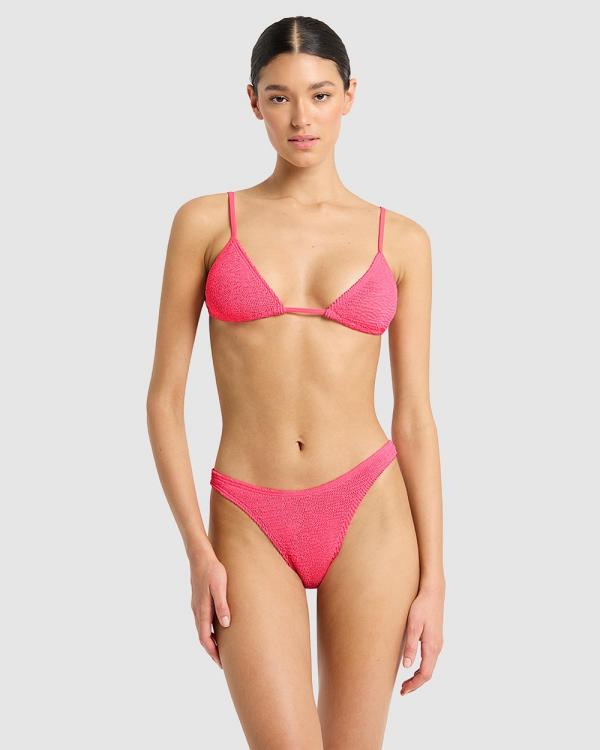 Bond-Eye Swimwear - Sinner Briefs - Bikini Bottoms (Neon Azalea Recycled) Sinner Briefs