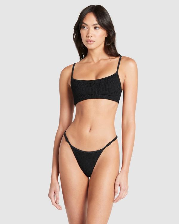 Bond-Eye Swimwear - Strap Saint Crop Eco - Bikini Tops (Black Eco) Strap Saint Crop Eco