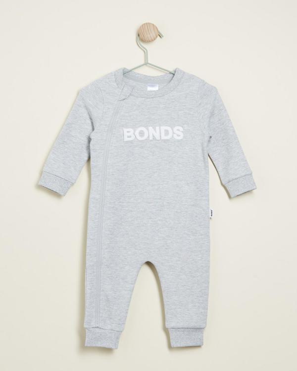 Bonds Baby - Tech Zippy   Babies - Rompers (New Grey Marle) Tech Zippy - Babies
