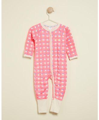 Bonds Baby - YDG Zip Wondersuit   Babies - All onesies (Painters Gingham) YDG Zip Wondersuit - Babies