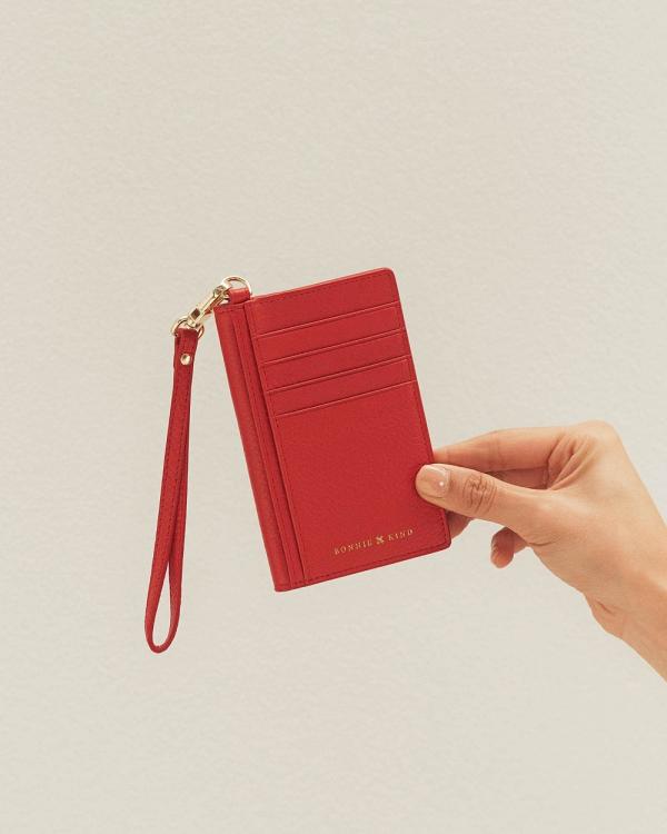 Bonnie and Kind - Slimline Wallet   Red - Wallets (Red) Slimline Wallet - Red