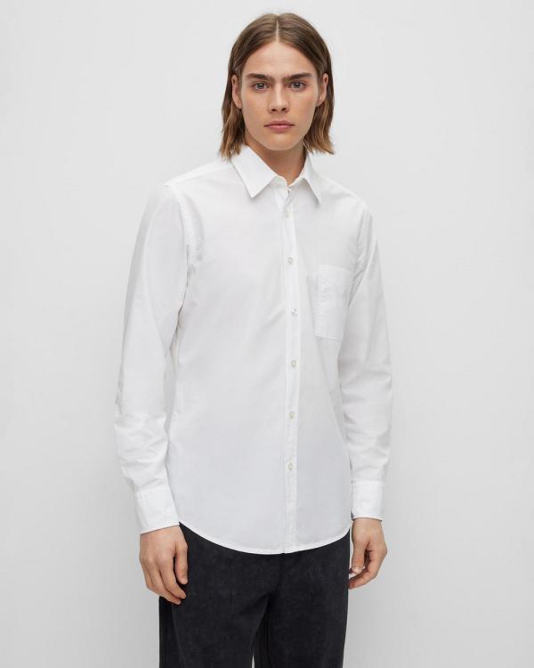 BOSS - Relegant Shirt - Shirts & Polos (White) Relegant Shirt