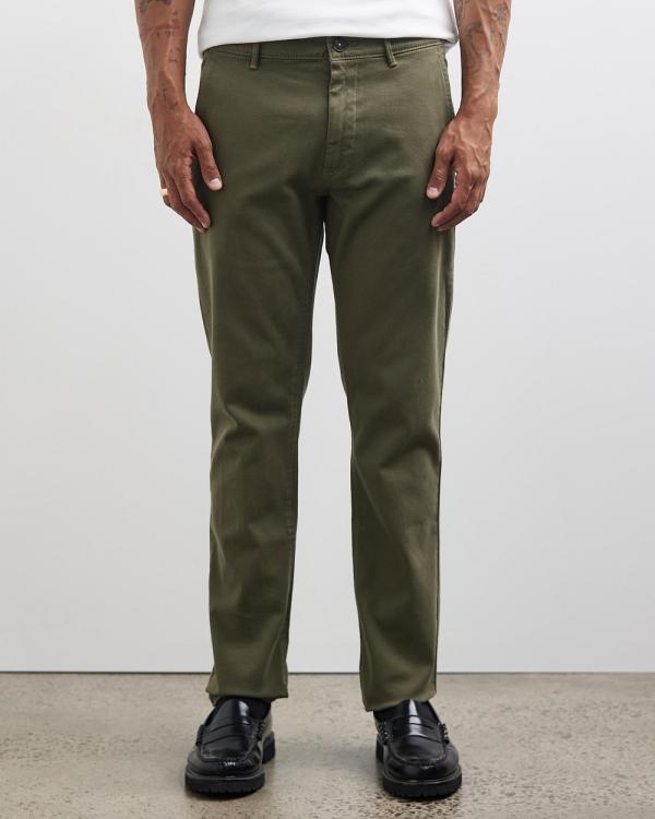 BOSS - Slim FIt Chinos - Pants (Open Green) Slim FIt Chinos