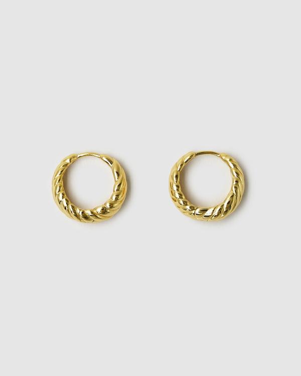 Brie Leon - 925 Olar Hoop Earrings - Jewellery (Gold) 925 Olar Hoop Earrings