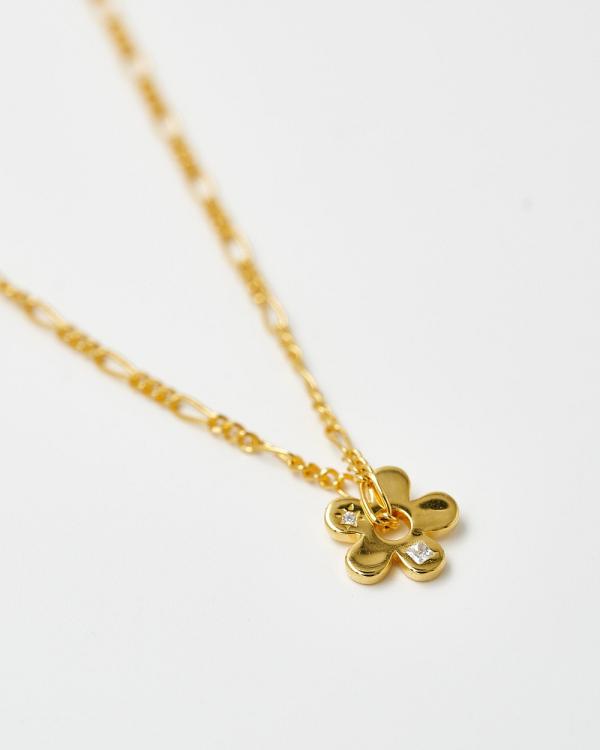 Brie Leon - 925 Signature Flower Pendant Necklace - Jewellery (Gold) 925 Signature Flower Pendant Necklace