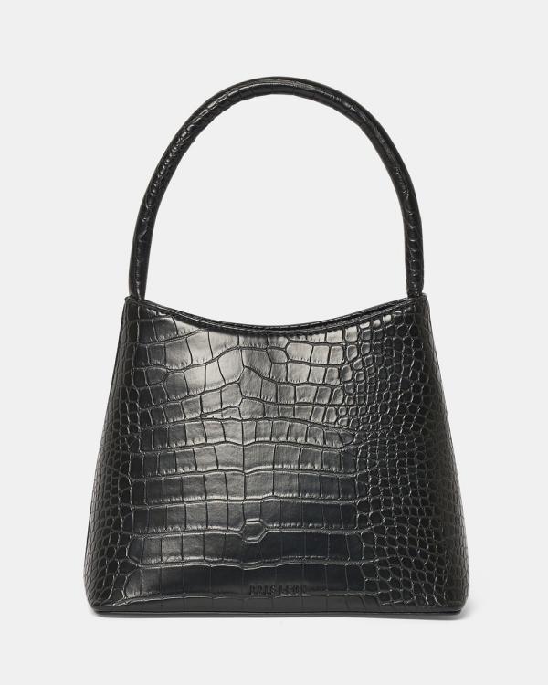 Brie Leon - Chloe Bag - Handbags (Black Brushed Recycled Croc) Chloe Bag