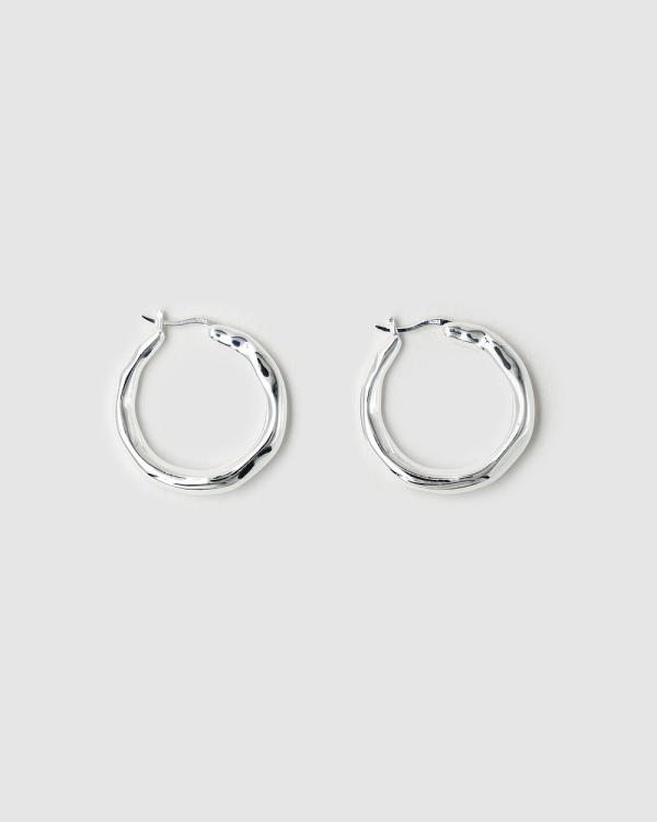 Brie Leon - Organica Hoop Earrings Small - Jewellery (Silver) Organica Hoop Earrings