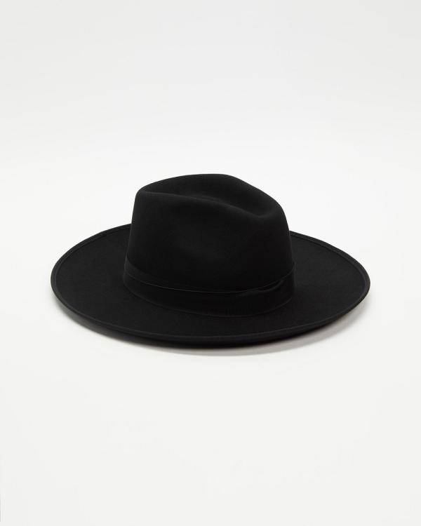 Brixton - Reno Fedora - Hats (Black) Reno Fedora