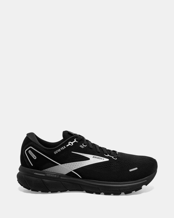 Brooks - Ghost 14 GTX   Men's - Performance Shoes (Black, Black & Ebony) Ghost 14 GTX - Men's