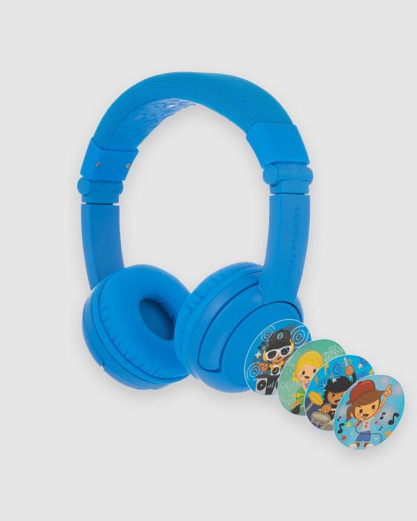 Buddyphones - Play Plus Headphones - Tech Accessories (Blue) Play Plus Headphones
