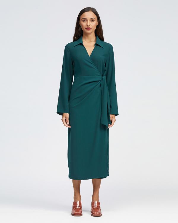 bul - Aisling Dress - Dresses (Dark Green) Aisling Dress