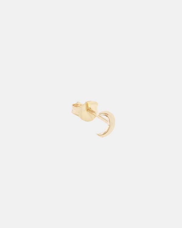 By Charlotte - 14k Gold Over the Moon Single Stud - Jewellery (Gold) 14k Gold Over the Moon Single Stud