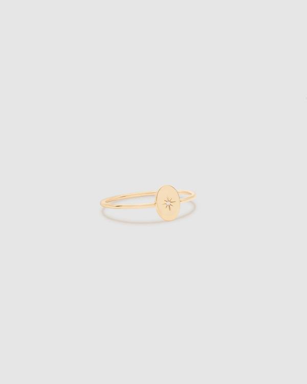 By Charlotte - 14k Gold Shine Your Light Ring - Jewellery (Gold) 14k Gold Shine Your Light Ring