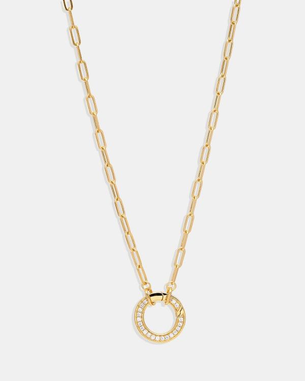 By Charlotte - Gold Celestial Annex Link Necklace - Jewellery (Gold) Gold Celestial Annex Link Necklace