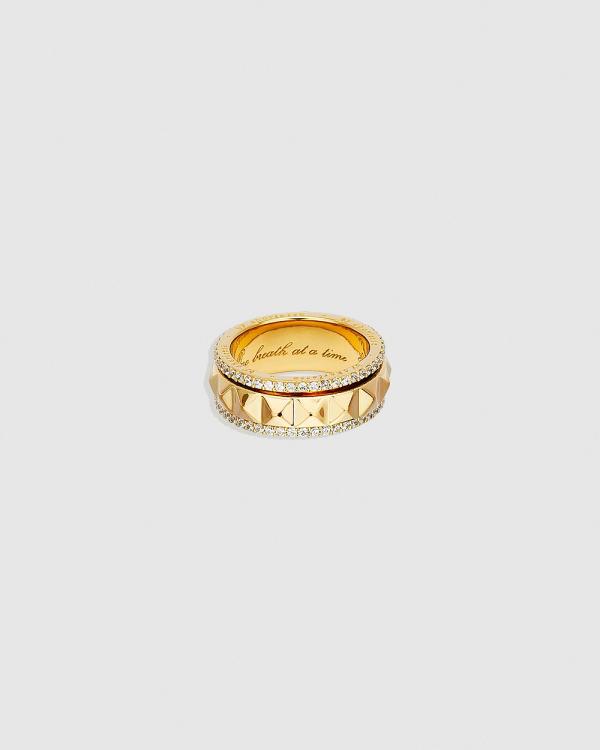 By Charlotte - Gold One Breath At A Time Ring - Jewellery (Gold) Gold One Breath At A Time Ring