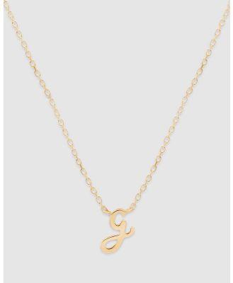 By Charlotte - Love Letter 'G' Necklace - Jewellery (Gold) Love Letter 'G' Necklace