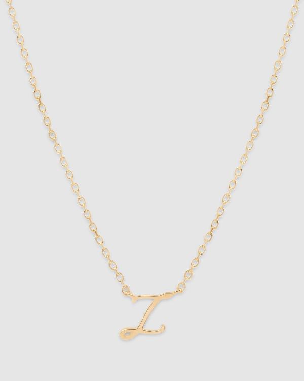 By Charlotte - Love Letter 'Z' Necklace - Jewellery (Gold) Love Letter 'Z' Necklace