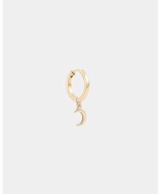 By Charlotte - Over the Moon Single Hoop - Jewellery (Gold) Over the Moon Single Hoop