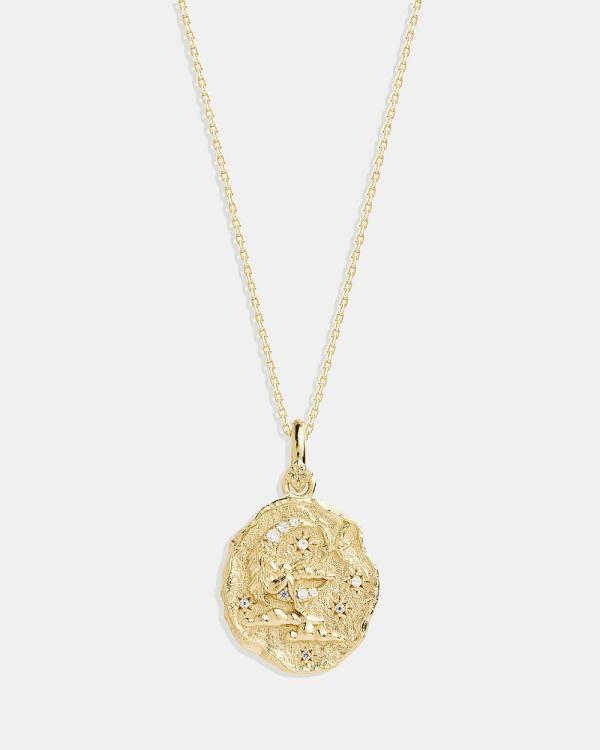By Charlotte - She Is Pisces Zodiac Necklace - Jewellery (Gold) She Is Pisces Zodiac Necklace