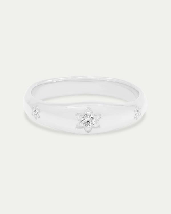 By Charlotte - Silver Align Your Soul Ring - Jewellery (Silver) Silver Align Your Soul Ring