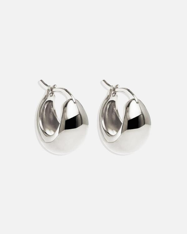 By Charlotte - Silver Sunkissed Small Hoops - Jewellery (Silver) Silver Sunkissed Small Hoops