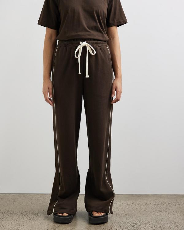C&M CAMILLA AND MARC - Canton Track Pants - Sweatpants (Coffee) Canton Track Pants